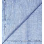 Raymond 100% Pure Linen from FIJI with Double Wrap Weaving Blue colour Plain Unstitched Shirt Fabric of 1.70 meters / VV2640