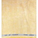 Raymond 100% Pure Linen from FIJI with Double Wrap Weaving Orange (Apricot) colour Plain Unstitched Shirt Fabric of 1.70 meters / VV2642