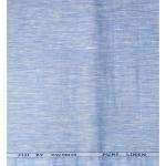 Raymond 100% Pure Linen from FIJI with Double Wrap Weaving Blue colour Plain Unstitched Shirt Fabric of 1.70 meters / VV2640