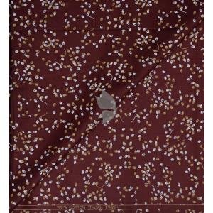 J.Hampstead 100% Pure Giza Cotton Printed pattern Maroon colour Unstitched Shirt Fabric of 1.6 meters / VV2392V