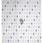 J.Hampstead 100% Pure Giza Cotton Printed pattern White colour Unstitched Shirt Fabric of 1.6 meters / VV2392N