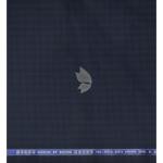 Raymond Luxurious fabrics with Super 120's Wool with 70% wool "Luxolite" Collection Navy Blue colour Checkered Unstitched Suit Fabric of 3.5 Mts / VV2654