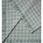 Raymond Champions Collection made from Super 90s Australian merino wool, ultra fit Green checkered unstitched suit fabric of 3.5 Mts / VV2694