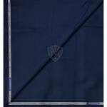 J.Hampstead Moretti Premium Egyptian Collection with 100% Giza Cotton Dark Blue colour Solid Pattern Unstitched Shirt Fabric of 1.6 mts / VV2789